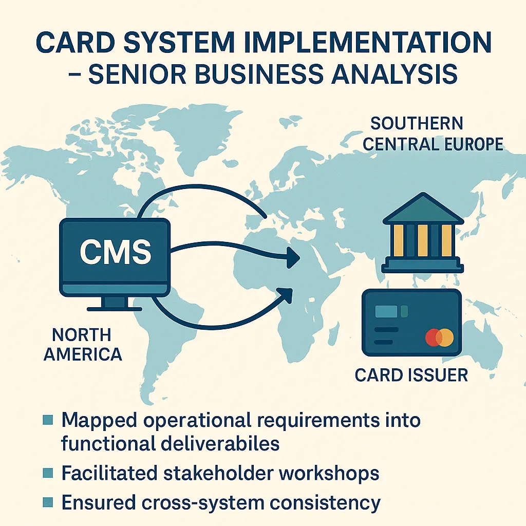 1 Card System Implementation – Senior Business Analysis