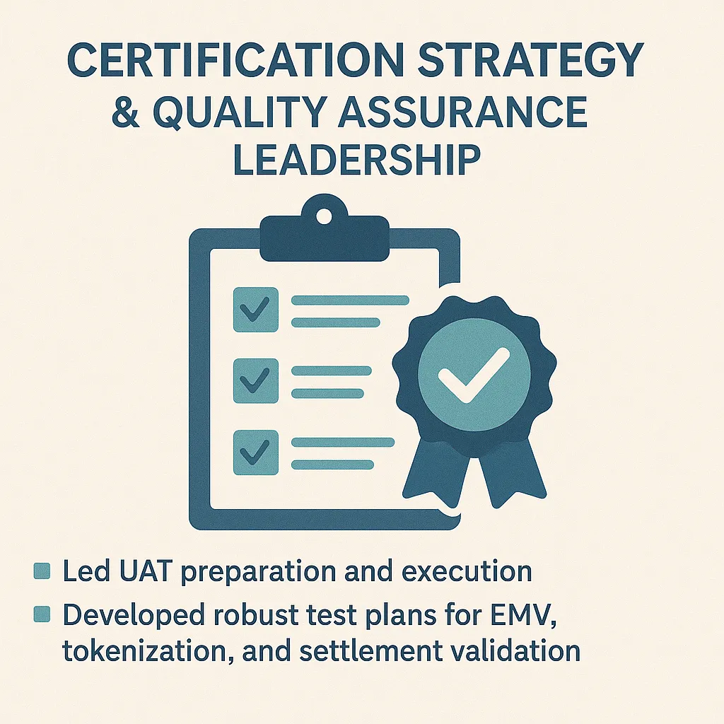 6 Certification Strategy & Quality Assurance Leadership